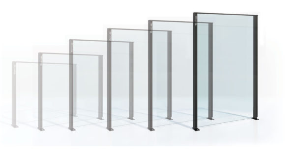 Paravent fixe en verre Open Air Plus Glass Wall