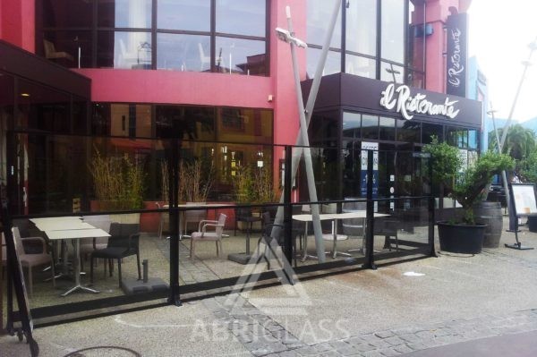 Paravents de restaurant aux Lecques