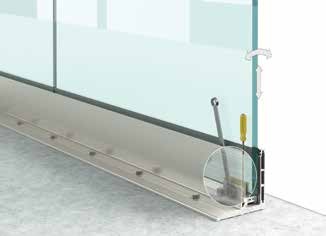 Garde corps en verre Type L1 Profil1 Installation4