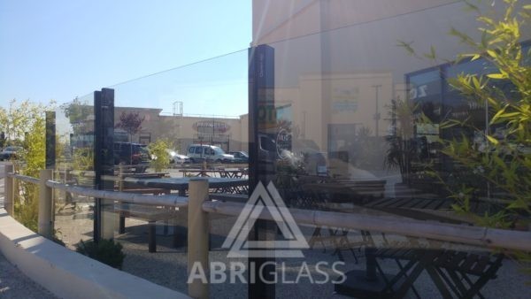 PARAVENT FIXE EN VERRE RESTAURANT CHR