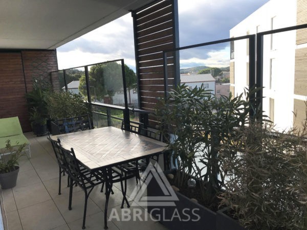 Parevent terrasse de particulier sur mesure