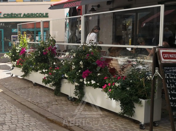 Paravents et bac jardinière - Vence