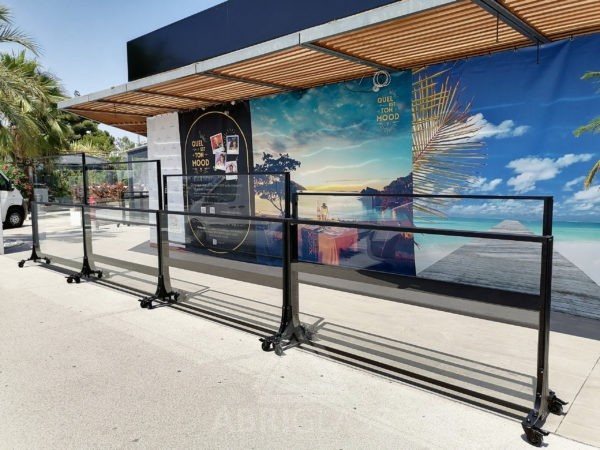 Paravents télescopiques Restaurant Var